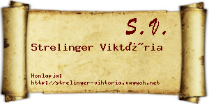 Strelinger Viktória névjegykártya